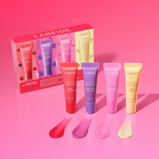 LANEIGE Mini Lip Glowy Balm Set (Worth £35)