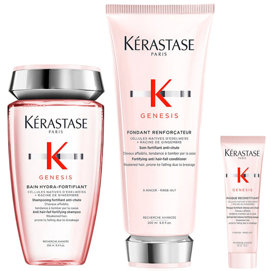 Kérastase Genesis Shampoo 250ml and Conditioner 250ml with Mini Deluxe Masque 30ml Bundle