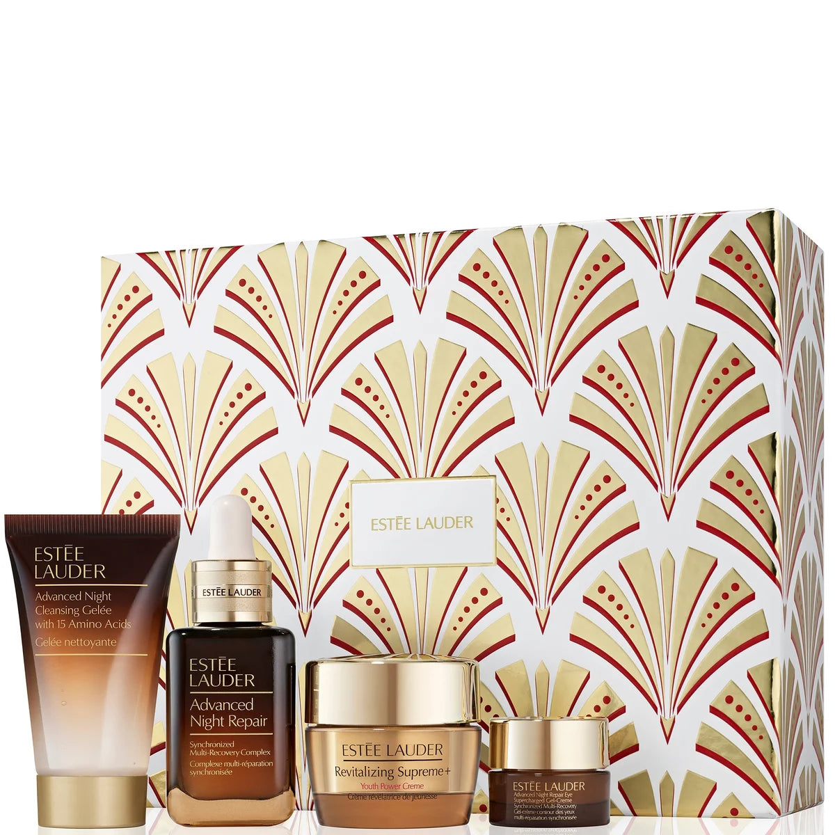 Estée Lauder Lift + Glow Advanced Night Repair 4-Piece Skincare Gift Set (Worth £147) Estée Lauder Lift + Glow Advanced Night Repair 4-Piece Skincare Gift Set (Worth £147)