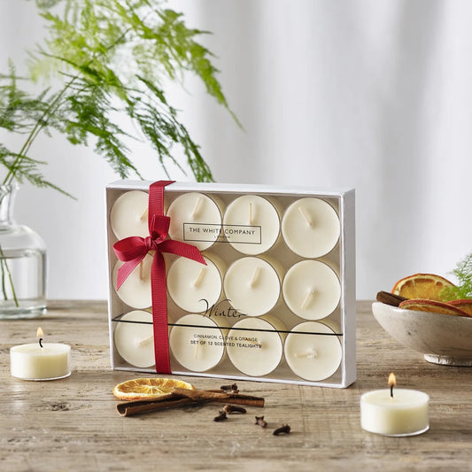 The White Company Winter Tealights 12x14g