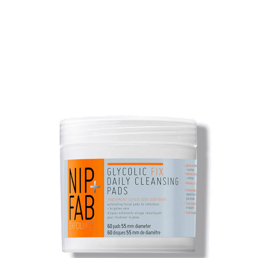 NIP+FAB Glycolic Fix Daily Cleansing Pads - 60 Pads