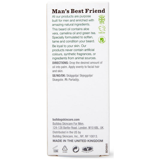 Bulldog Skincare For Men Original Beard Oil 30ml