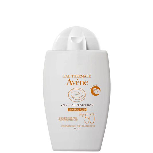 Avène Very High Protection Mineral Fluid SPF50+ Sun Cream for Intolerant Skin 40ml