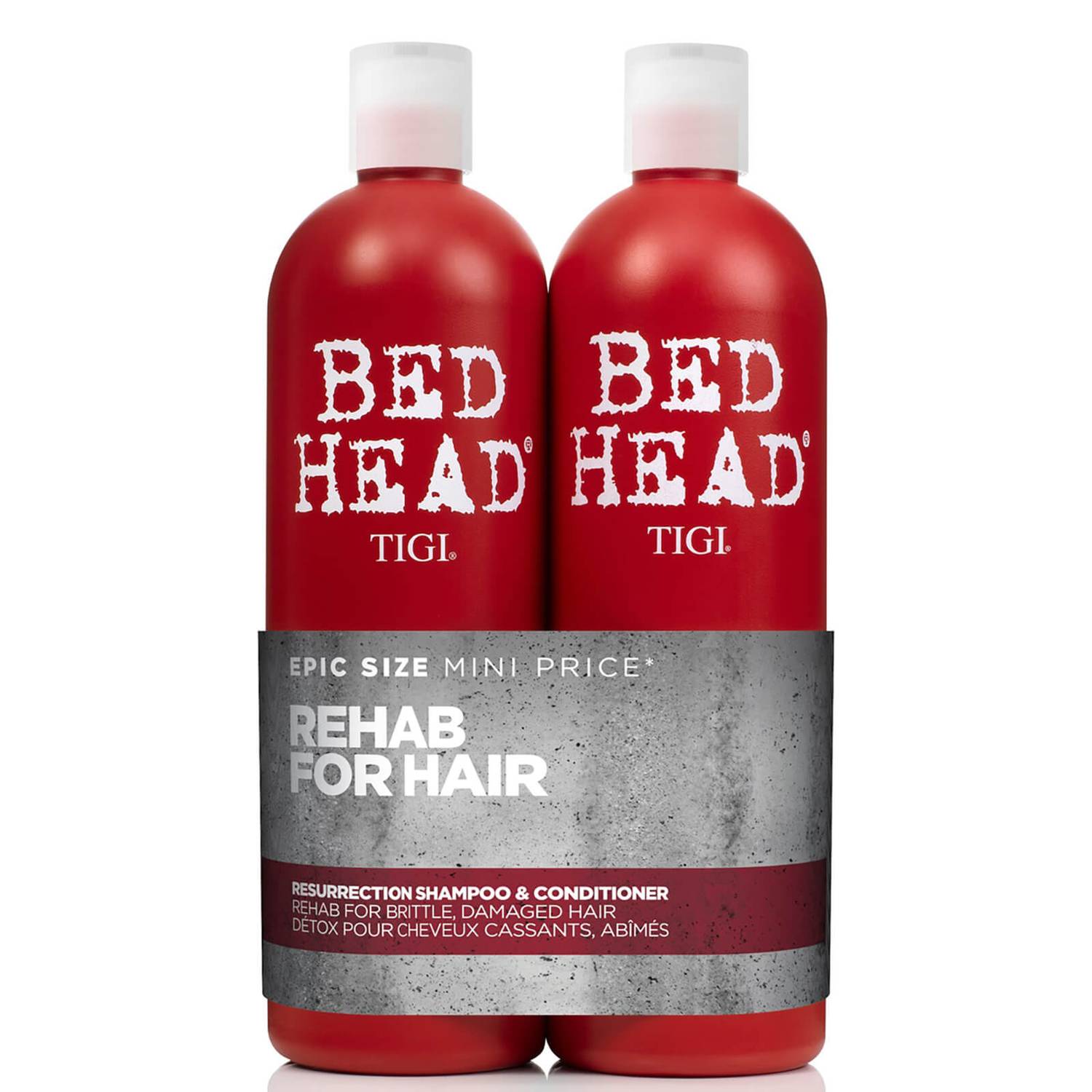 TIGI Bed Head Urban Antidotes Resurrection Shampoo and Conditioner for Very Dry Hair 2 x 750ml TIGI Bed Head Urban Antidotes Resurrection Shampoo and Conditioner for Very Dry Hair 2 x 750ml