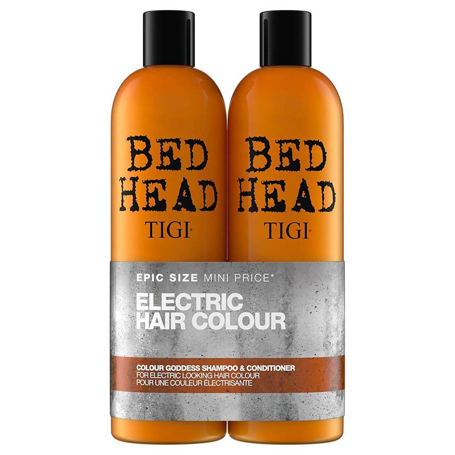 TIGI Bed Head Colour Goddess Oil Infused Shampoo and Conditioner for Coloured Hair 2 x 750ml TIGI Bed Head Colour Goddess Oil Infused Shampoo and Conditioner for Coloured Hair 2 x 750ml