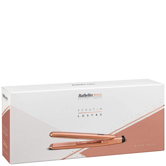 BaByliss PRO Keratin Lustre Straighteners - Rose Gold