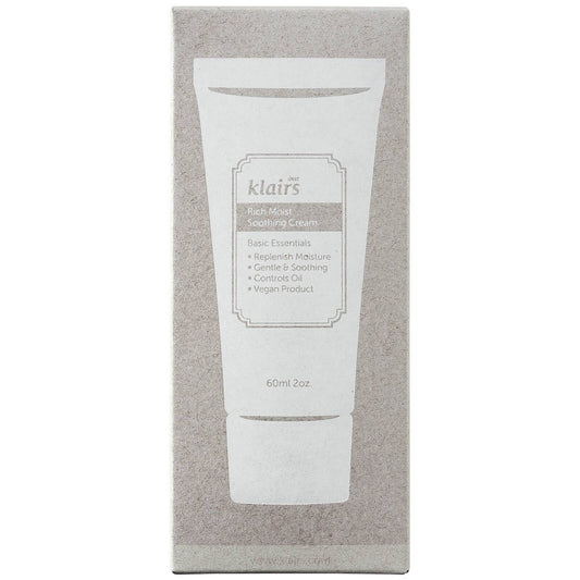 Dear, Klairs Rich Moist Soothing Cream 60ml