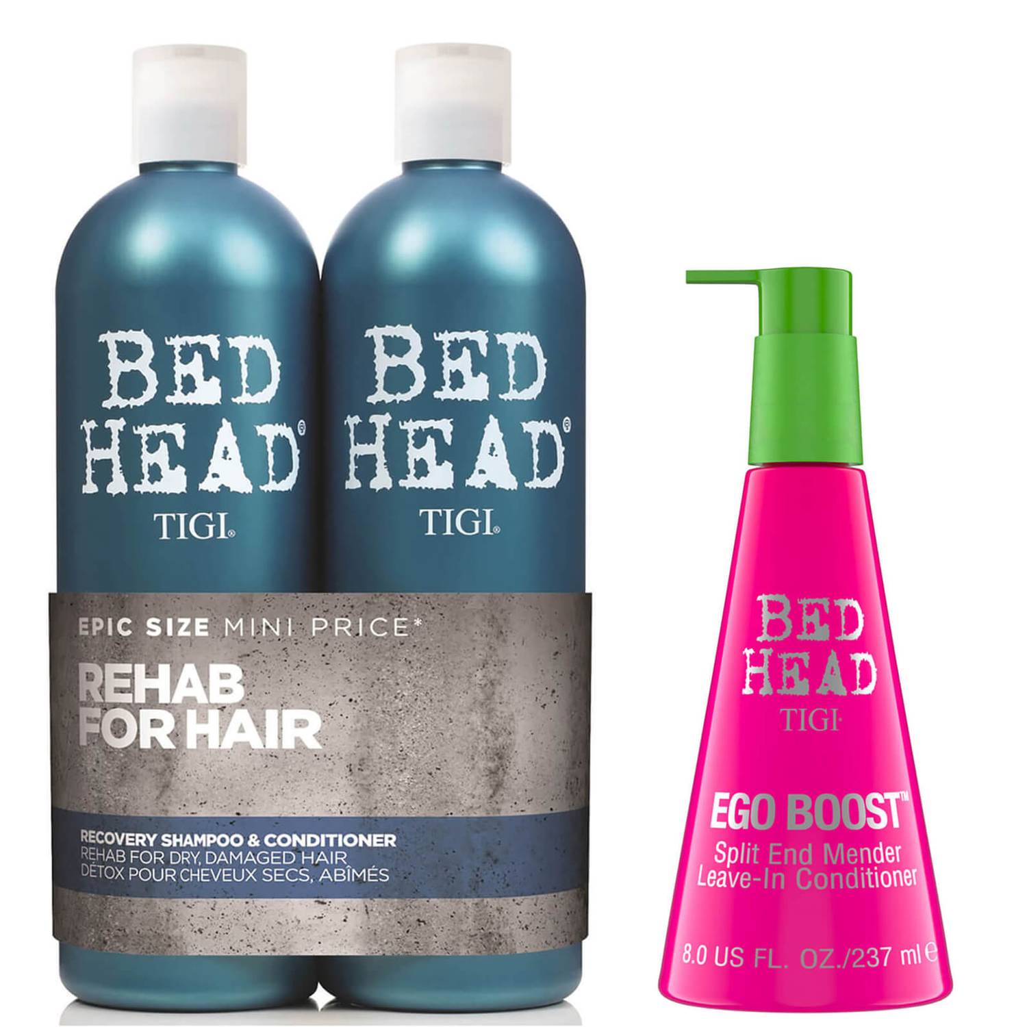 TIGI Bed Head Moisture Shampoo, Conditioner and Leave in Conditioner Set TIGI Bed Head Moisture Shampoo, Conditioner and Leave in Conditioner Set