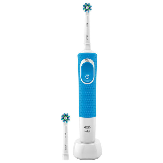 Oral-B Vitality Plus CrossAction Power Handle Electric Toothbrush - Blue