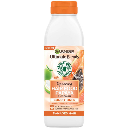 Garnier Ultimate Blends Repairing Hair Food Papaya Conditioner For Damaged Hair 350ml