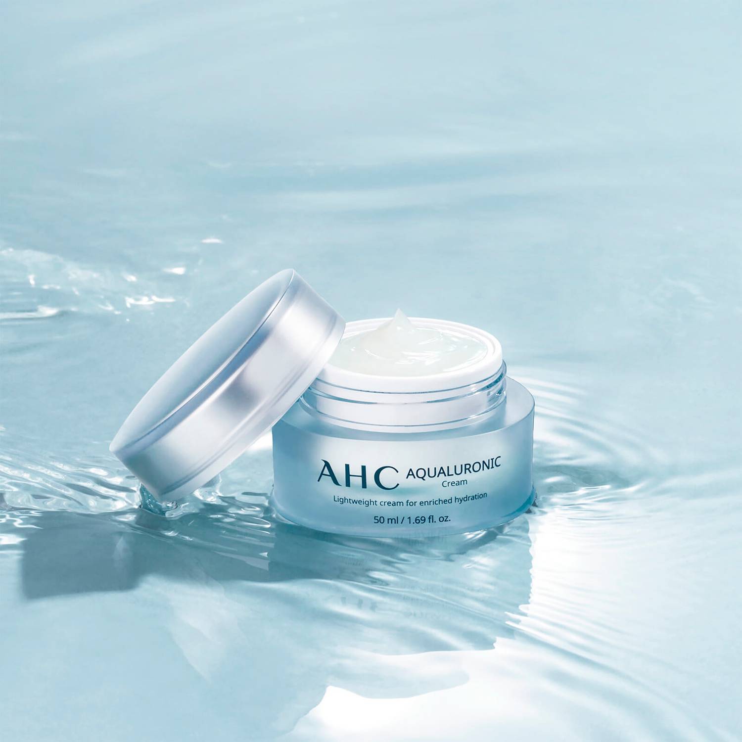 AHC Face Cream Aqualuronic Hydrating Triple Hyaluronic Acid  50ml AHC Face Cream Aqualuronic Hydrating Triple Hyaluronic Acid  50ml