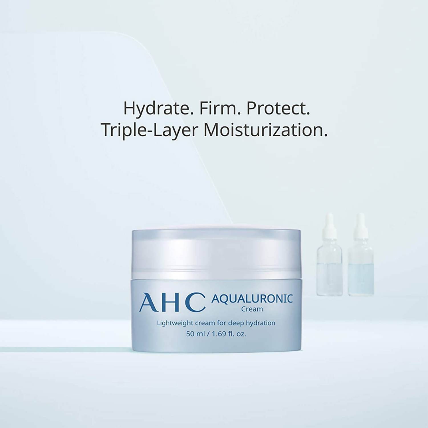 AHC Face Cream Aqualuronic Hydrating Triple Hyaluronic Acid  50ml AHC Face Cream Aqualuronic Hydrating Triple Hyaluronic Acid  50ml