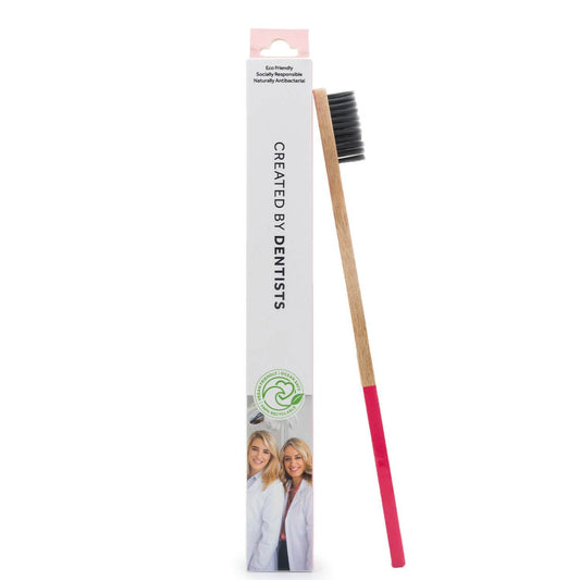 Spotlight Oral Care Bamboo Toothbrush - Red