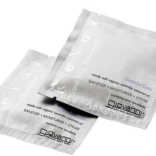 Giovanni Mixed Sanitiser Towelettes (Pack of 20)