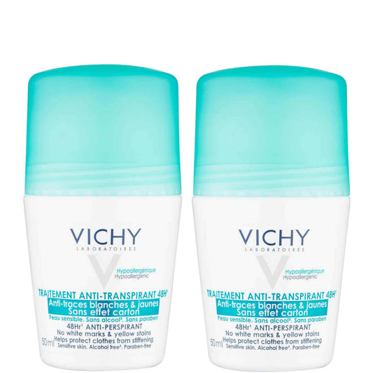 VICHY No Marks Roll-on Deodorant Duo 50ml
