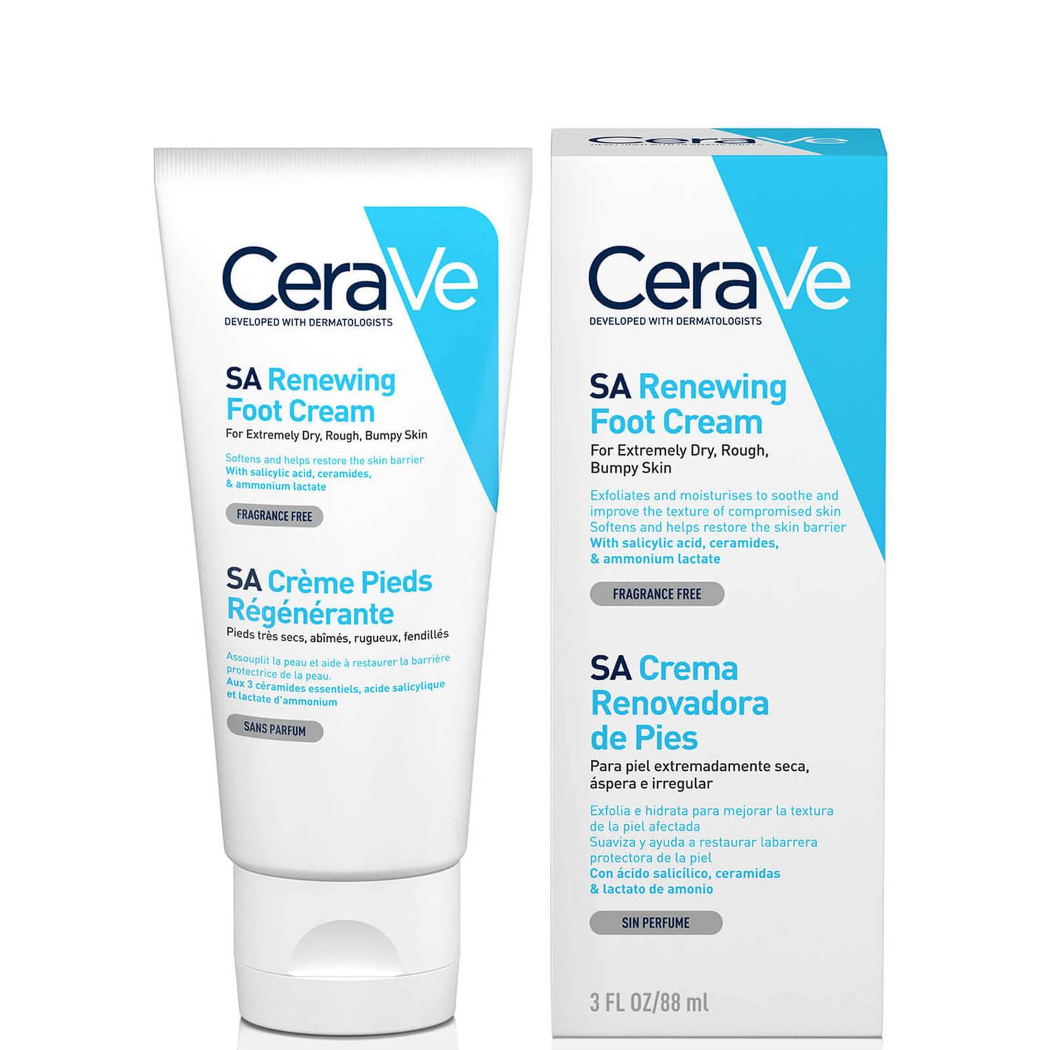 CeraVe SA Renewing Foot Cream 88ml CeraVe SA Renewing Foot Cream 88ml
