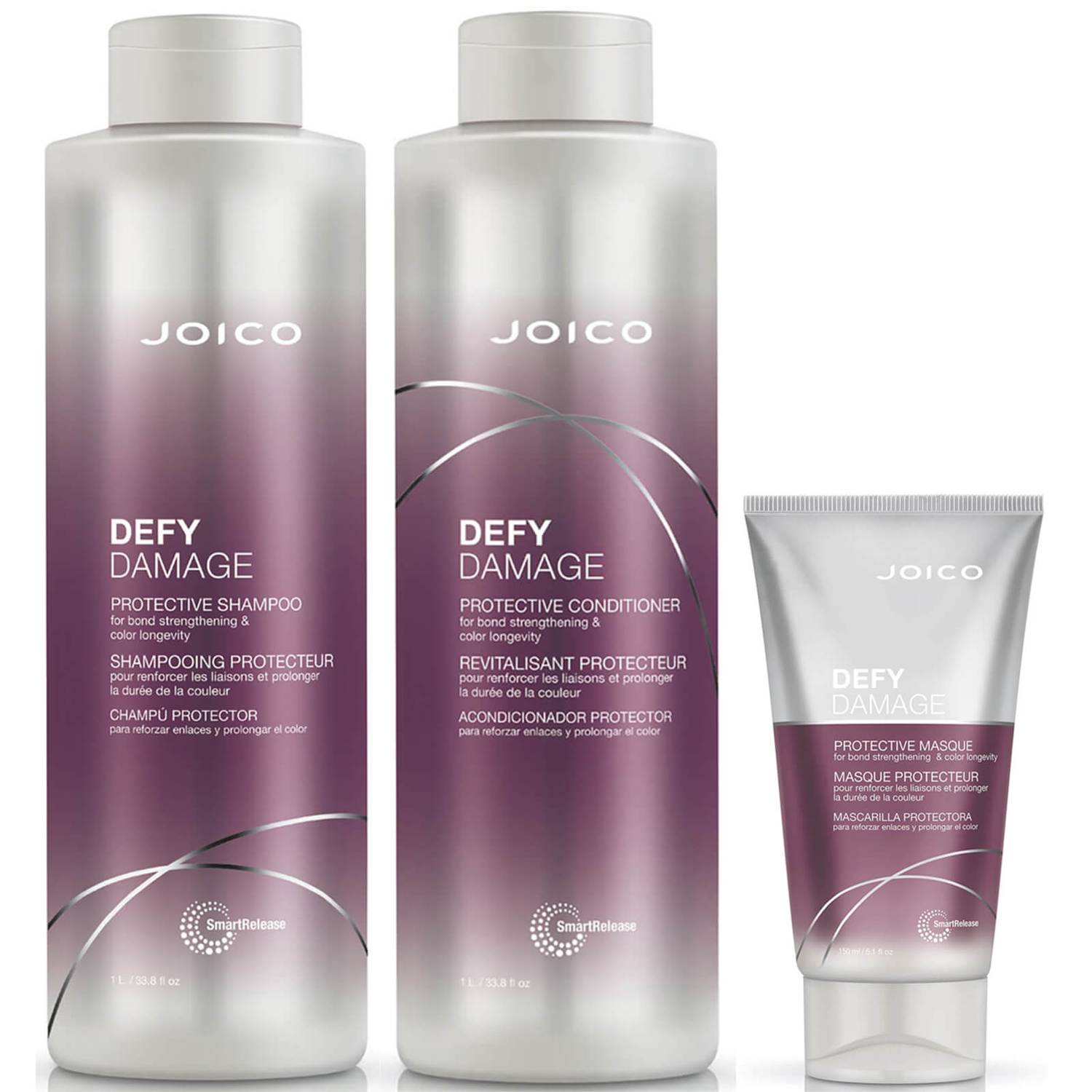 Joico Defy Damage Shampoo, Conditioner and Masque Set Joico Defy Damage Shampoo, Conditioner and Masque Set