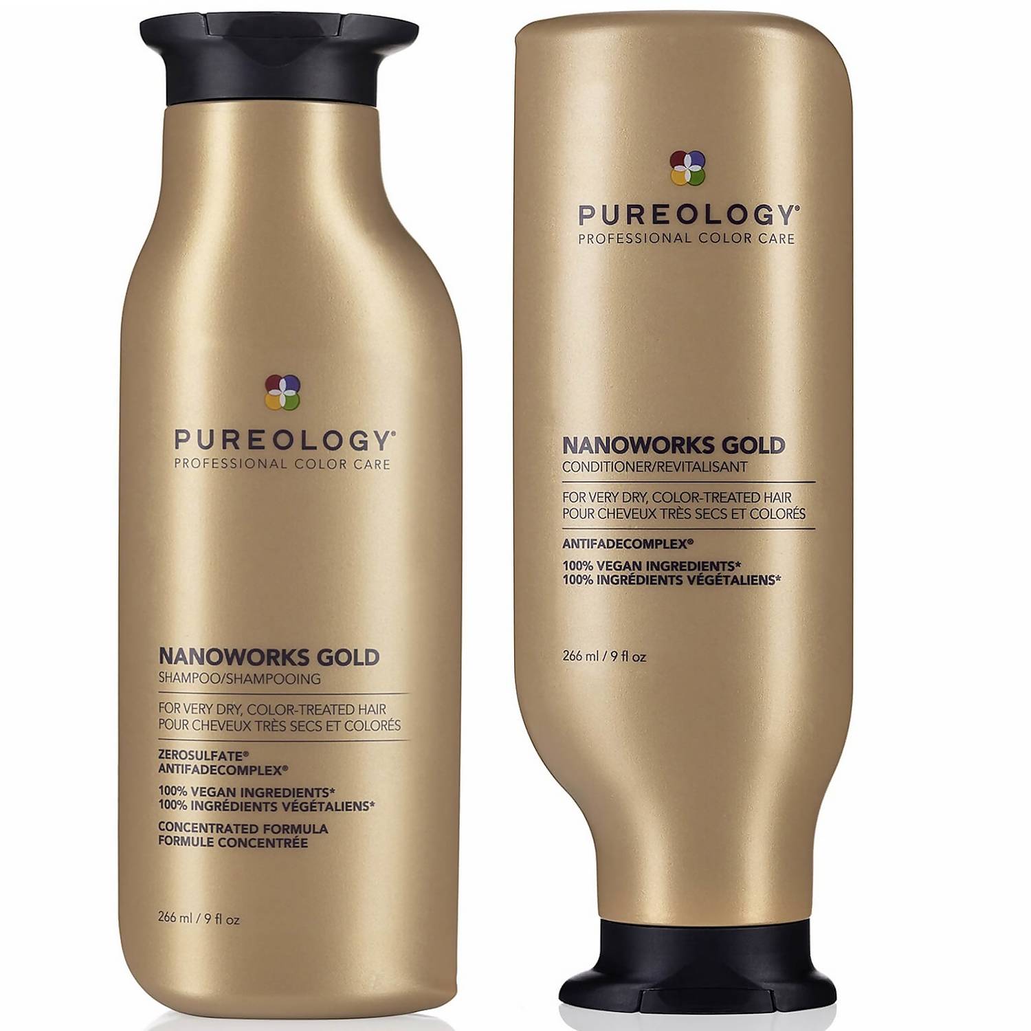 Pureology Nanoworks Gold Shampoo and Conditioner Duo 2 x 266ml Pureology Nanoworks Gold Shampoo and Conditioner Duo 2 x 266ml
