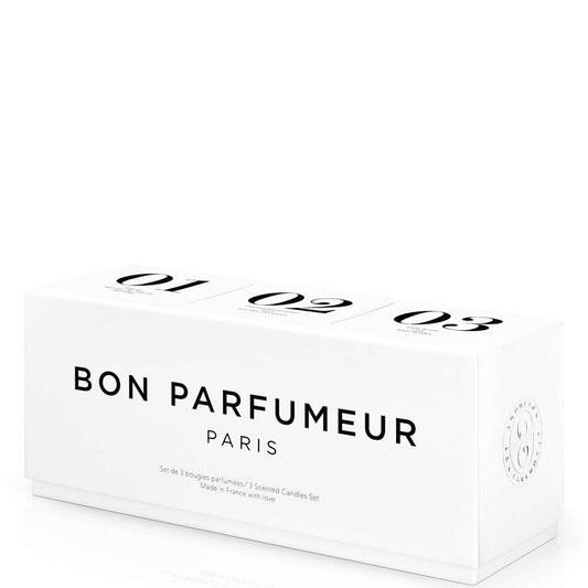 Bon Parfumeur Mini Candles Set - 01, 02, 03