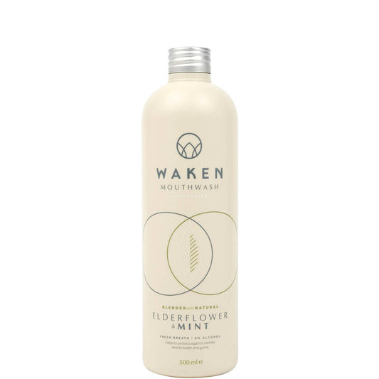 Waken Mouthwash Elderflower & Mint 500ml