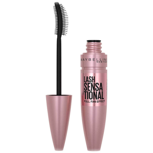 Maybelline Lash Sensational Volumising and Thickening Eyelash Lengthening Mascara - 01 Very Black (Pack of 4)
