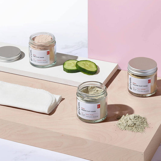 grüum älska Yellow Clay Face Mask 50ml