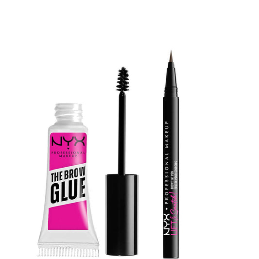 NYX Professional Makeup Style it, Fill it Laminate it! Laminated Brow Look Duo - Ash Brown