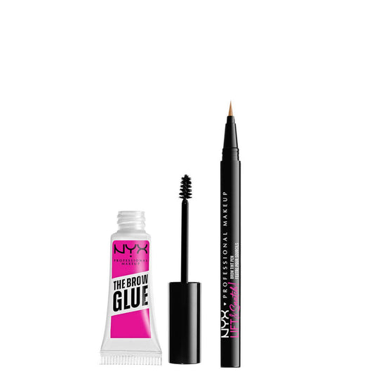 NYX Professional Makeup Style it, Fill it Laminate it! Laminated Brow Look Duo - Brown