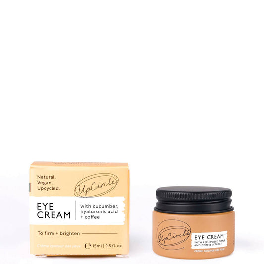 UpCircle Eye Cream with Cucumber, Hyaluronic Acid and Coffee 15ml