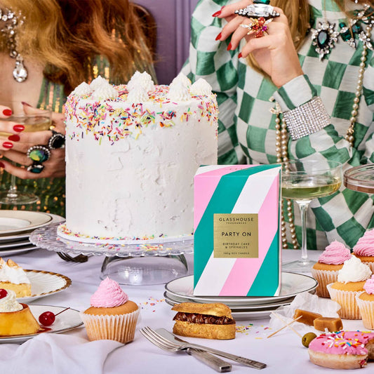 Glasshouse Fragrances Party on Candle 380g