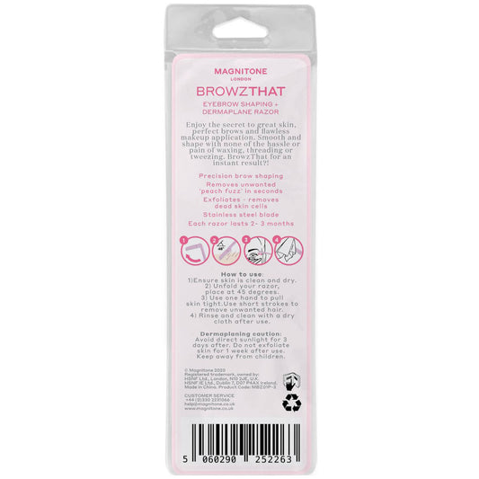 MAGNITONE London Browz That! Eyebrow Shaping and Hair Removal - Pink