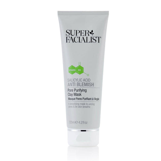 Super Facialist Salicylic Acid Anti Blemish Pore Purifying Clay Mask 125ml