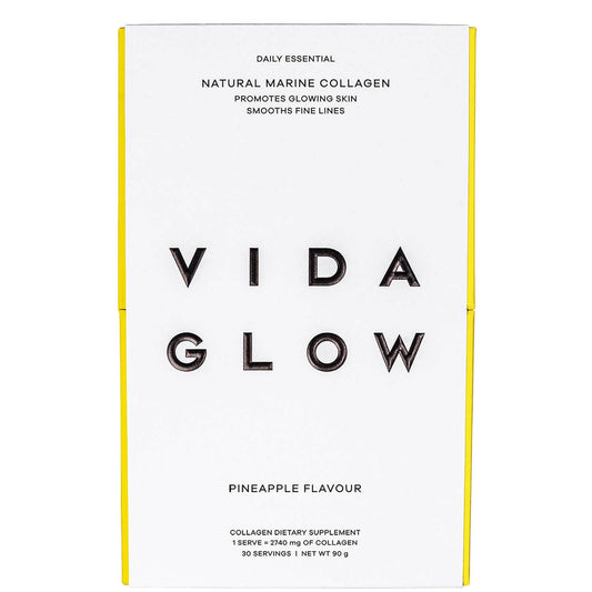 Vida Glow Natural Marine Collagen Sachets - Pineapple