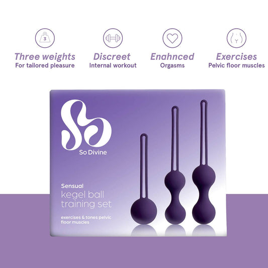 So Divine Sensual Kegel Balls Training Set