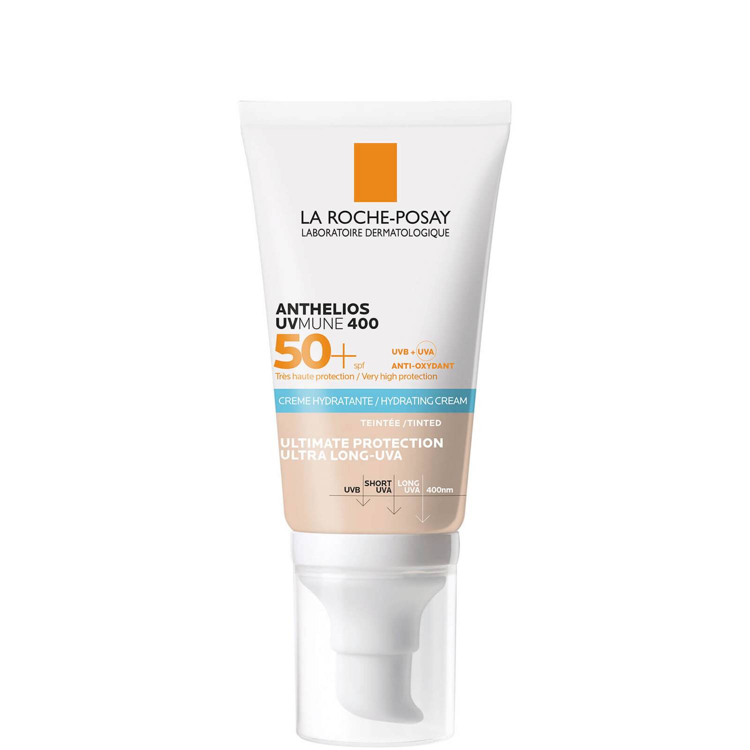 La Roche-Posay Anthelios UVMune 400 Hydrating Suncream Tinted SPF50 50ml La Roche-Posay Anthelios UVMune 400 Hydrating Suncream Tinted SPF50 50ml