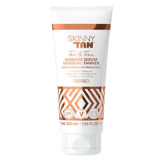 Skinny Tan Tan and Tone Wonder Serum Gradual Tanner 200ml