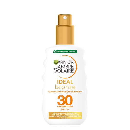 Garnier Ambre Solaire Ideal Bronze Protective SPF30 Sun Cream Spray 200ml