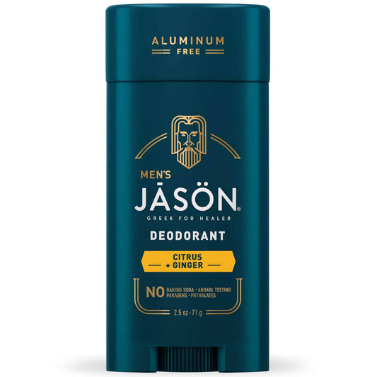 JASON Men?s Citrus and Ginger Deodorant Stick 71g
