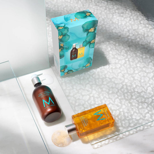Moroccanoil Shower Gel and Body Lotion Set