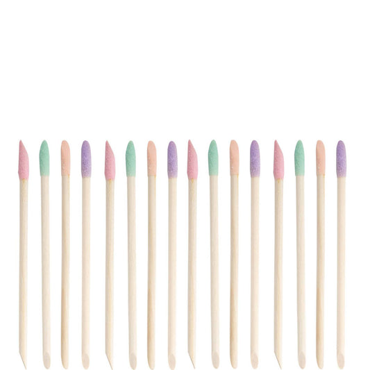 brushworks Cuticle Crystal Sticks (16 Pack)
