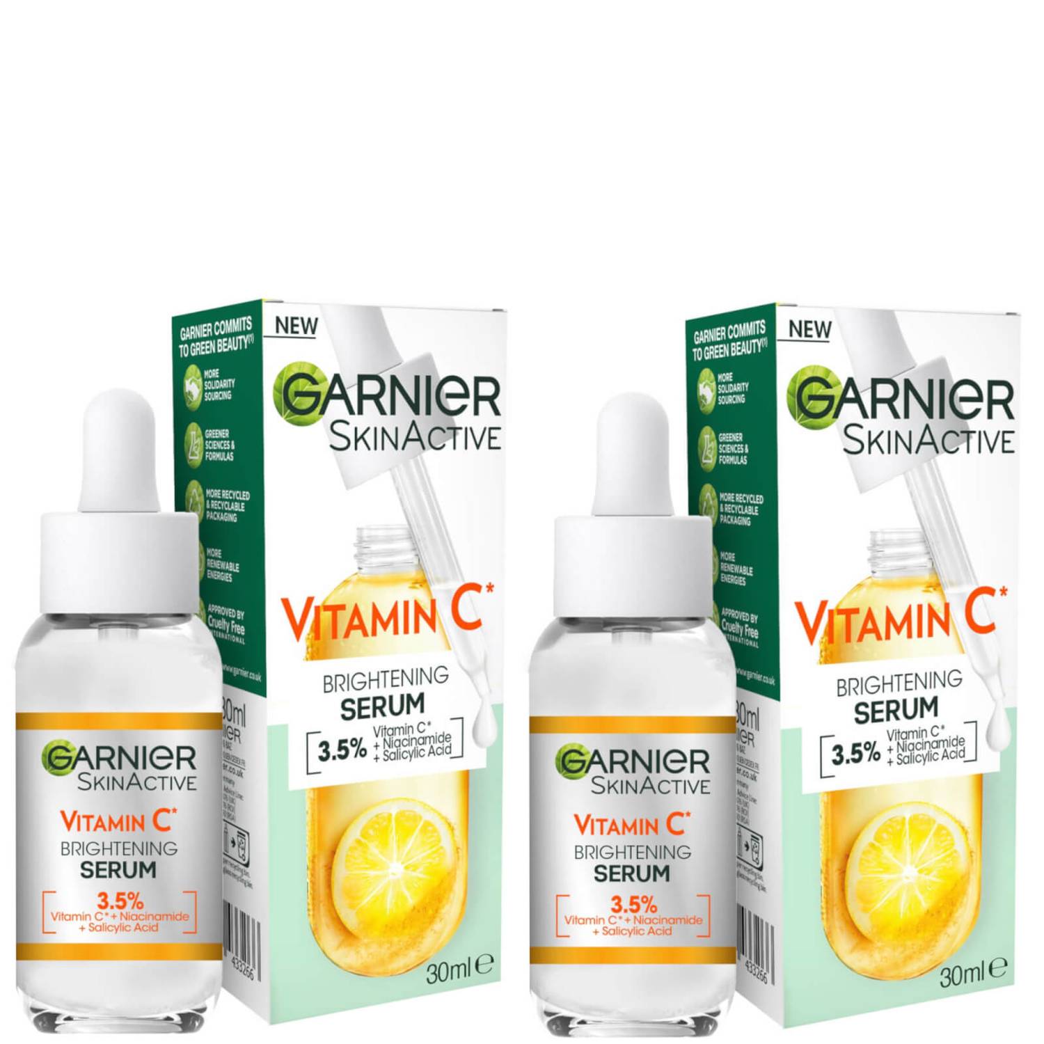 Garnier Vitamin C Brightening and Anti Dark Spot Serum Duo Garnier Vitamin C Brightening and Anti Dark Spot Serum Duo