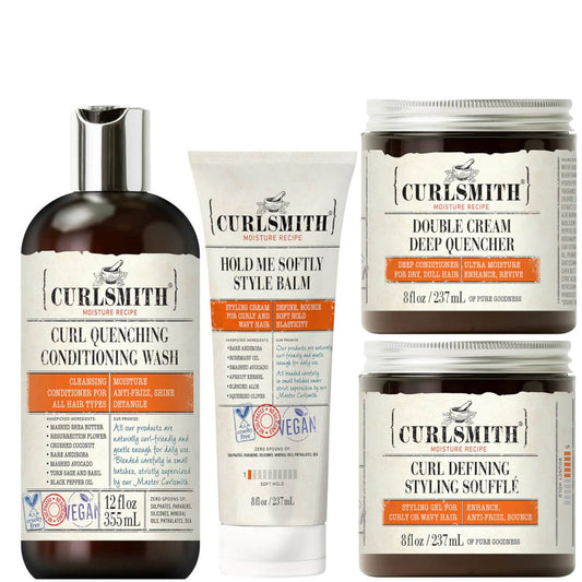 Curlsmith Wash, Treat and Style Bundle (Worth £90.00)