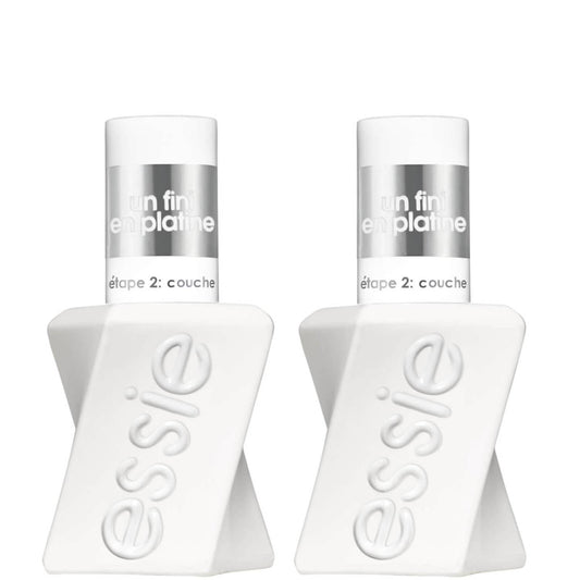 Essie Gel Nail Polish Gel Couture Top Coat, Duo Set
