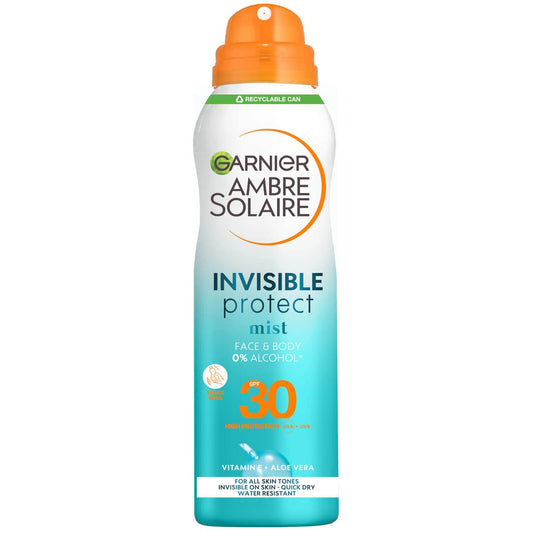 Garnier Ambre Solaire SPF 30 Invisible Protect Mist Spray 200ml
