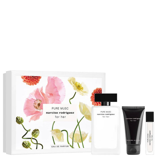 Narciso Rodriguez for Her Pure Musc Eau de Parfum 100ml and Body Lotion 50ml Set