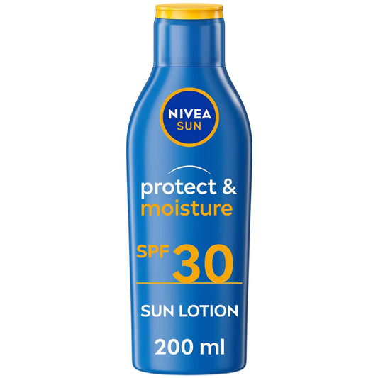 NIVEA SUN Protect & Moisture Sun Cream Lotion SPF30 200ml
