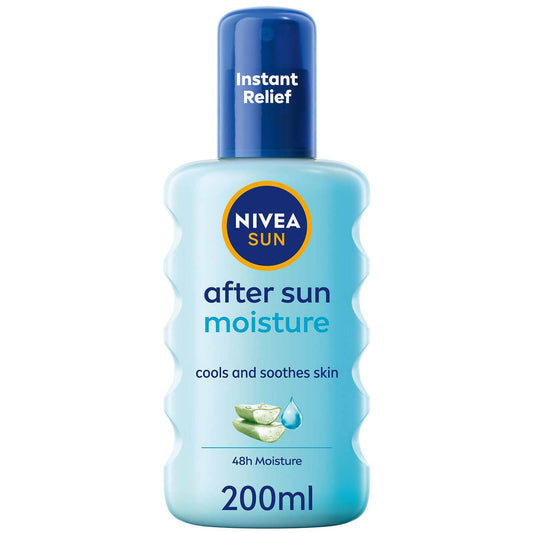 NIVEA SUN After Sun Moisturising Soothing Spray Lotion 200ml