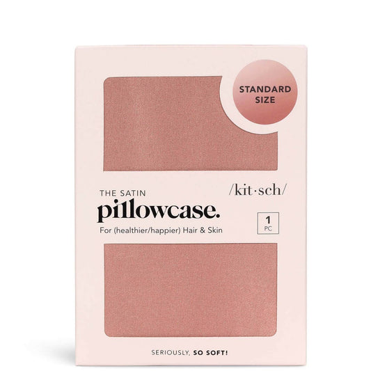 Kitsch The Satin Pillowcase - Terracotta
