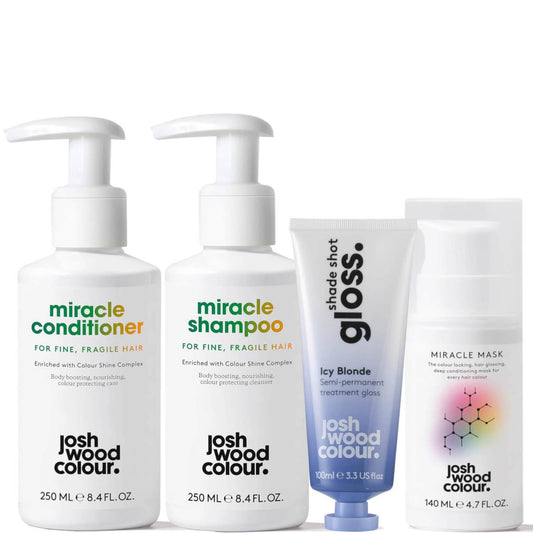 Josh Wood Colour Icy Gloss and Ultimate Care Bundle (Worth £68.00)