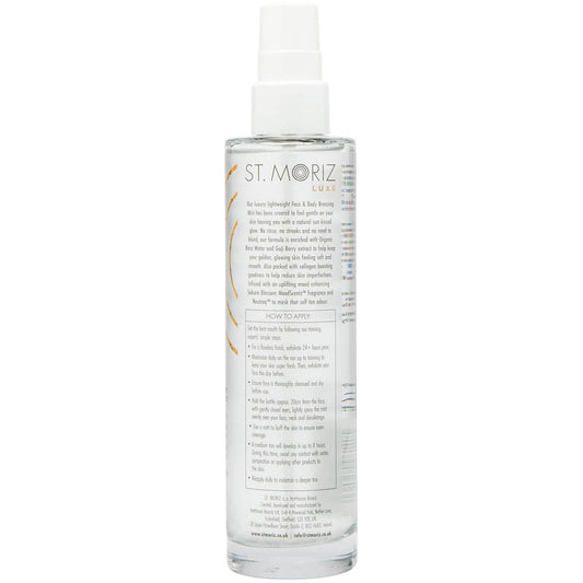 St. Moriz Luxe Face and Body Bronzing Mist - Medium 140ml